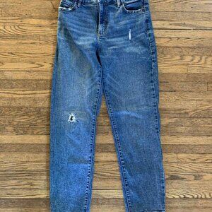 Women's Joe Fresh High-rise Straight Denim Mom Jeans - Sz.28